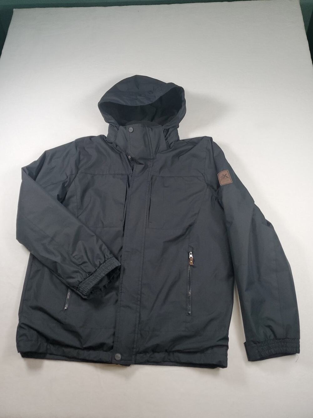 ZeroXposur Women Black Fall/ Spring/ Winter 2 In One Jacket W/Hood Size M/M